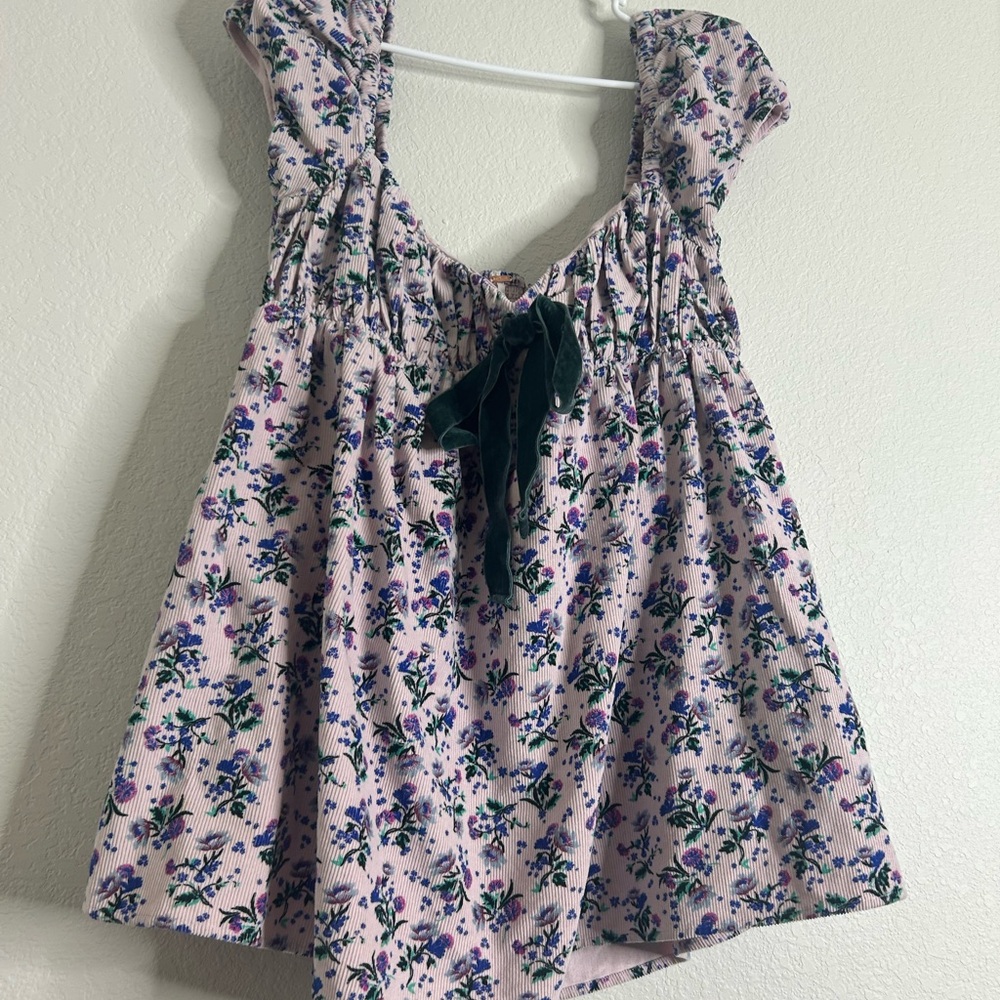 BNWOT Free People Gaia printed tunic mini dress top - Picture 7 of 14